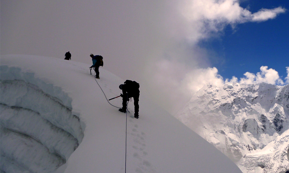 Peak climbing in Nepal